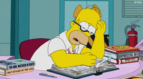 homero con libros