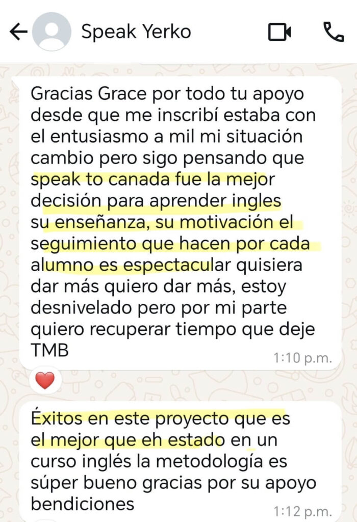 testimonial yerko