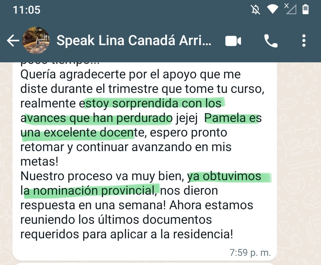 testimonio speak to canada lina